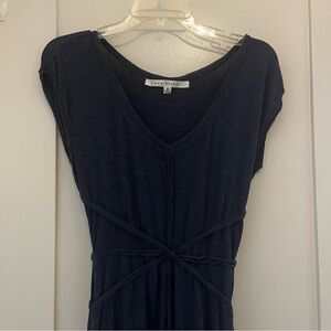 Max Studio Indigo Scoopneck Midi Dress - Size Medium